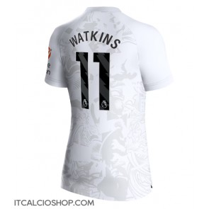 Aston Villa Ollie Watkins #11 Seconda Maglia Femmina 2023-24 Manica Corta